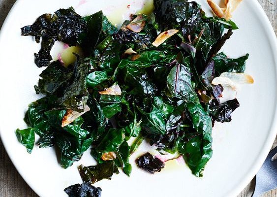 Swiss Chard with Garlic and Lemon